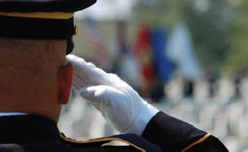 Soldier salute